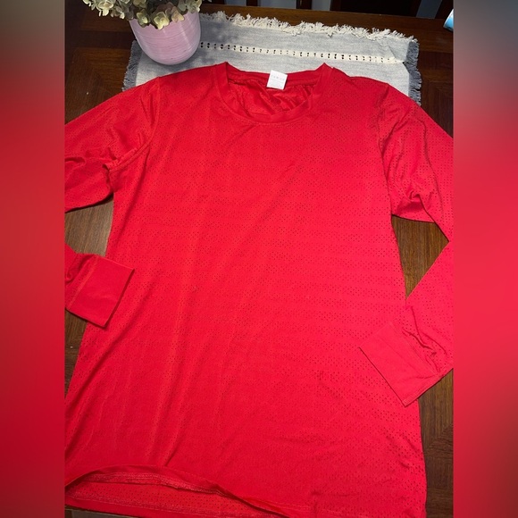 womans size xxl red zyia active long sleeve - Picture 1 of 2